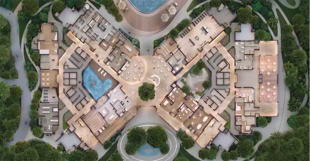 Karyan Trevana &ndash; Clubhouse &ndash; top view