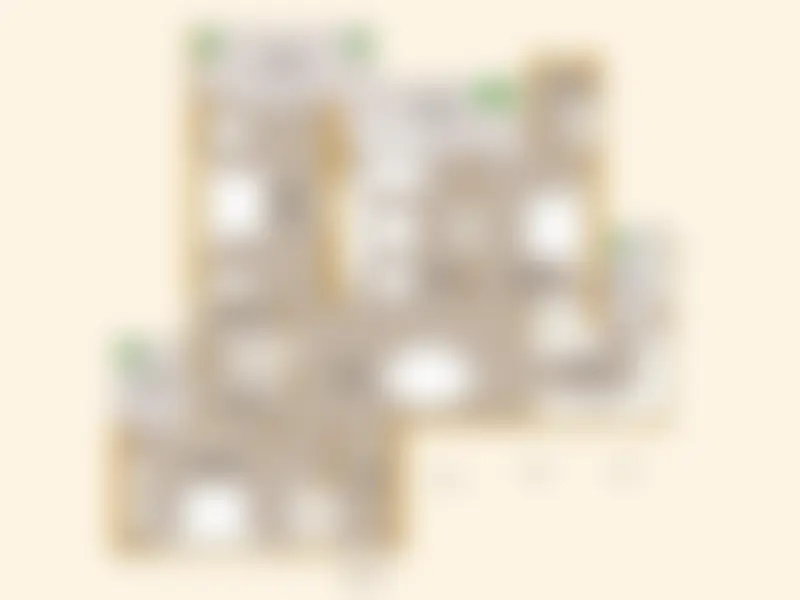3 Bed + 3 Toilets floor plan for SKA Divine