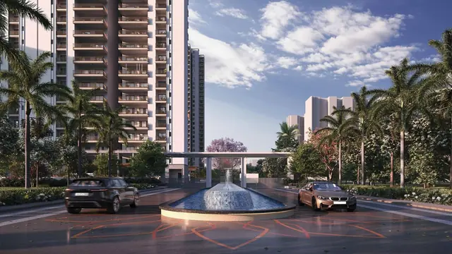 AU Sunflower &ndash; Entrance & water feature