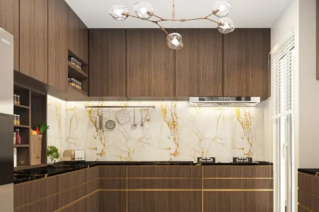 Wave Veridia &ndash; Kitchen &ndash; wood finish