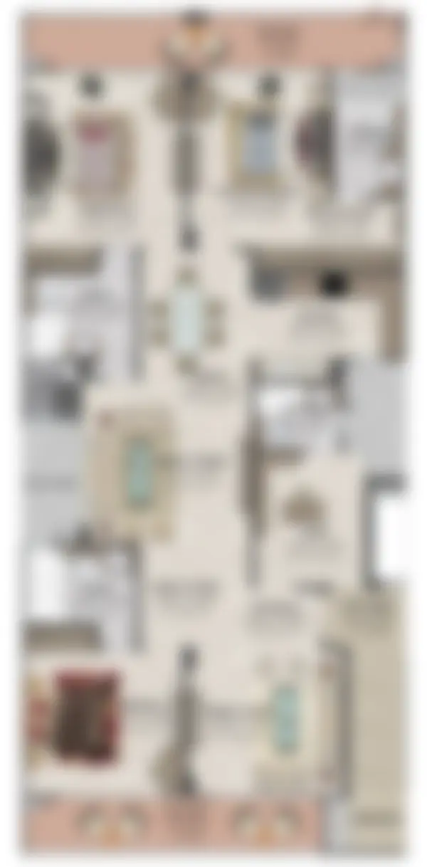 4 BHK Floors floor plan for Wave Veridia
